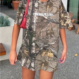 Camo Cowboy Pillows Tee